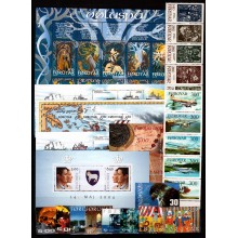 Færøerne. Postfrisk. Blandet lot med miniark og løse mærker. 